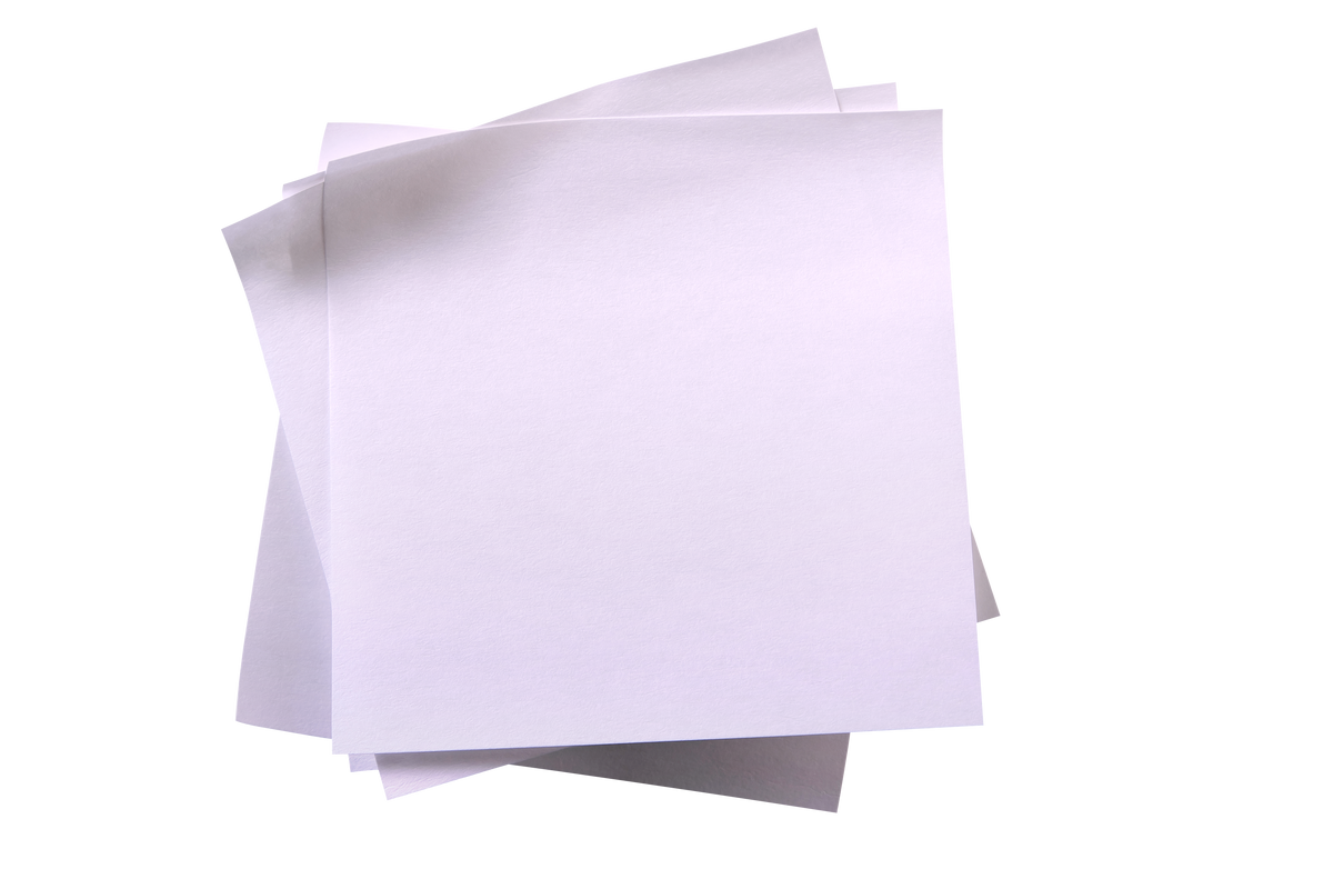 Untidy Collection White Sticky Post  